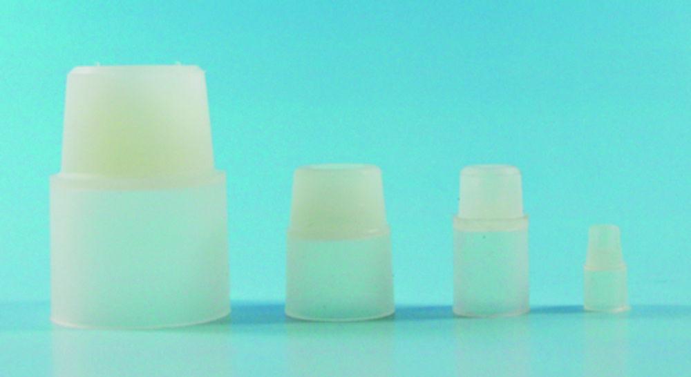 Saint-Gobain Versilic Silicone Folding Skirt Stoppers, 14.9 mm Diameter (Pack of 20)