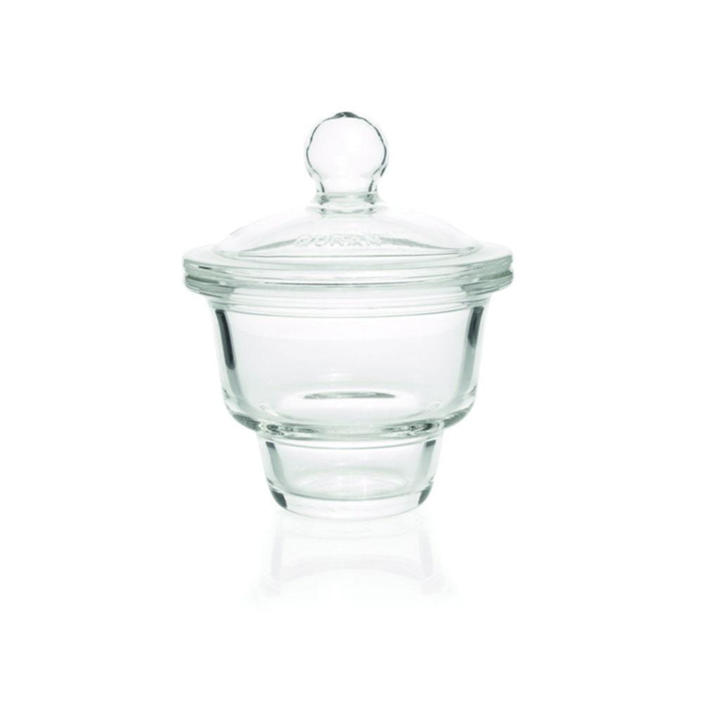 DWK Duran Desiccator with Knob Cover, 200 mm, Without Plate