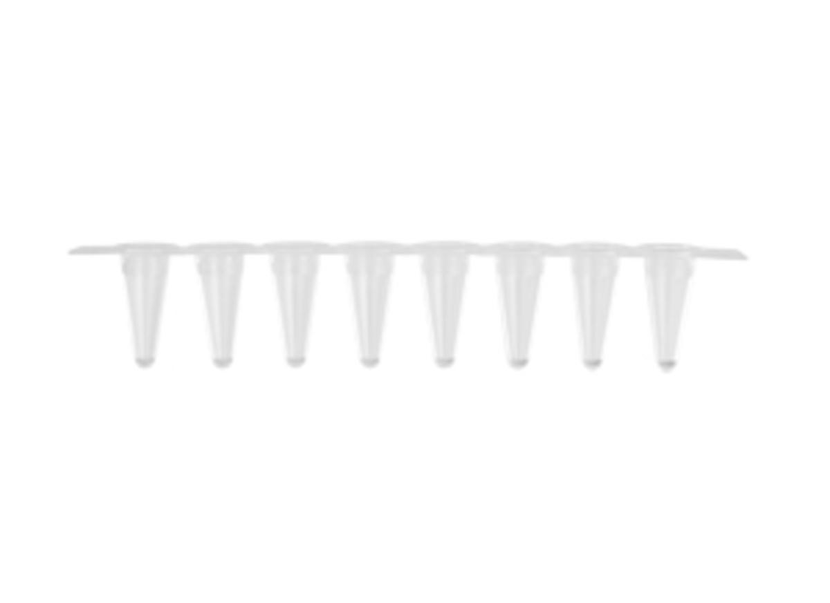 0.1ml Thin Wall Tubes 8 Per Strip,White& Rt Strip C,  125 / Pk 
