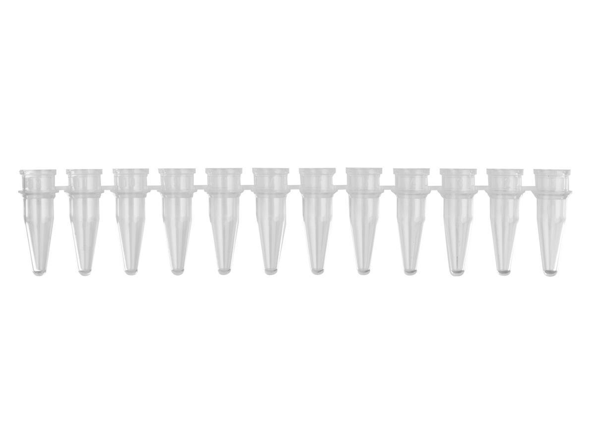 0.2ml Thin Wall Pcr 12 Strip Tube, Clear, 80 / Pk 