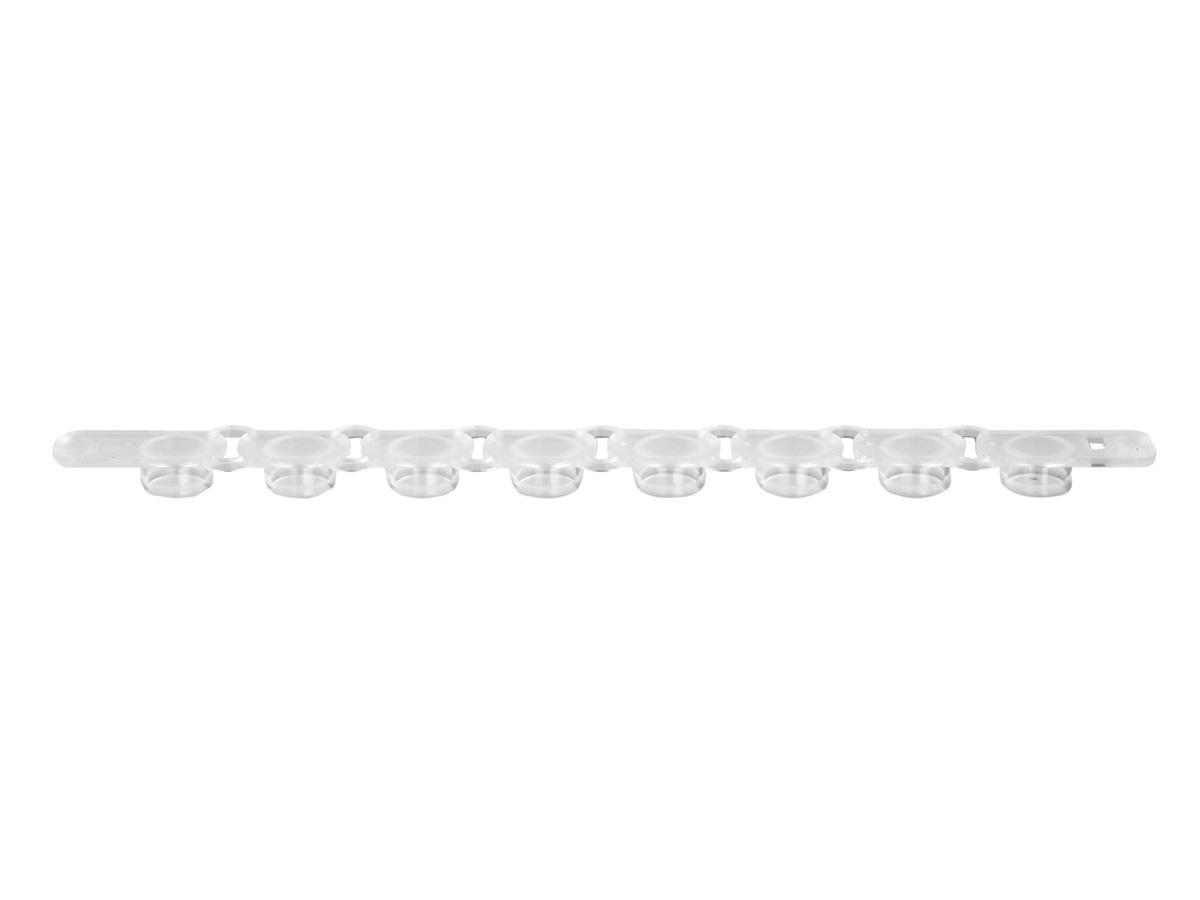 0.2ml Pcr 8-Strip Cap, Clear,125 Pcs/Unit