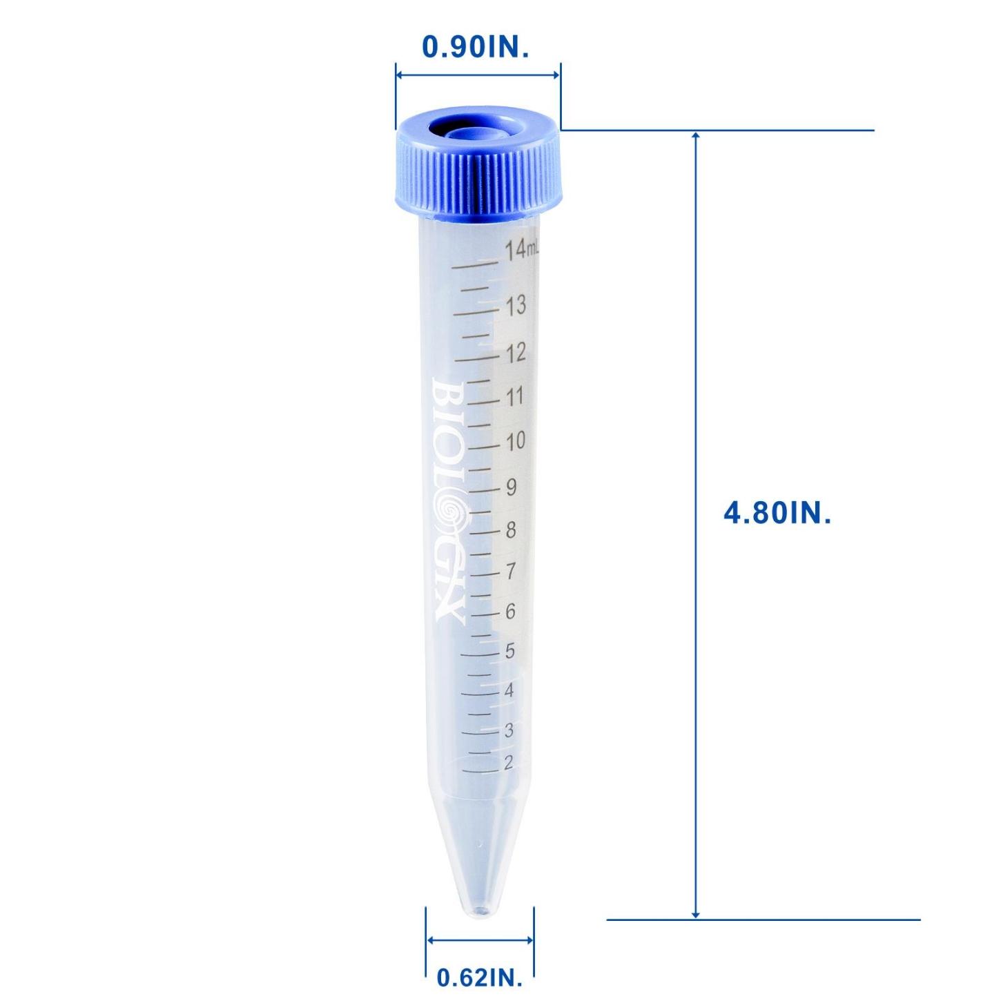 15ml Centrifuge Tube, Flat Cap, 15ml Centrifuge Tube, Flat Cap, 25 Sets/Pack, 20 Packs/Case