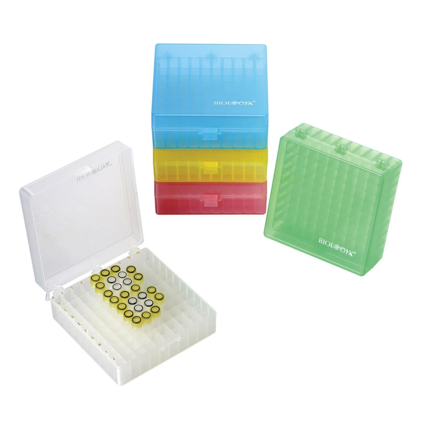 100 Well Cyrobox, Pp, Assorted Color, 5 Pcs/Unit
