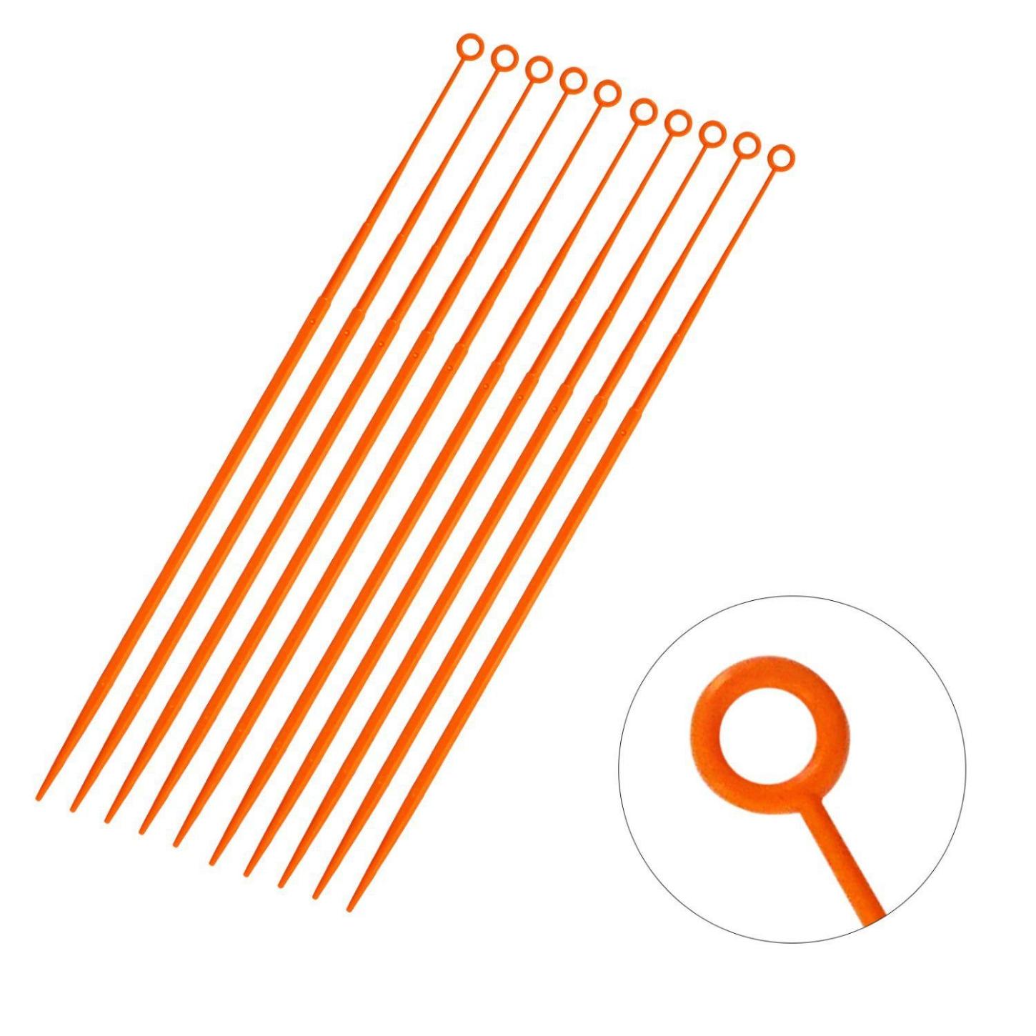10ul Inoculating Loops, Sterile, Orange, 25 Pcs/Unit, 40 Units/Case