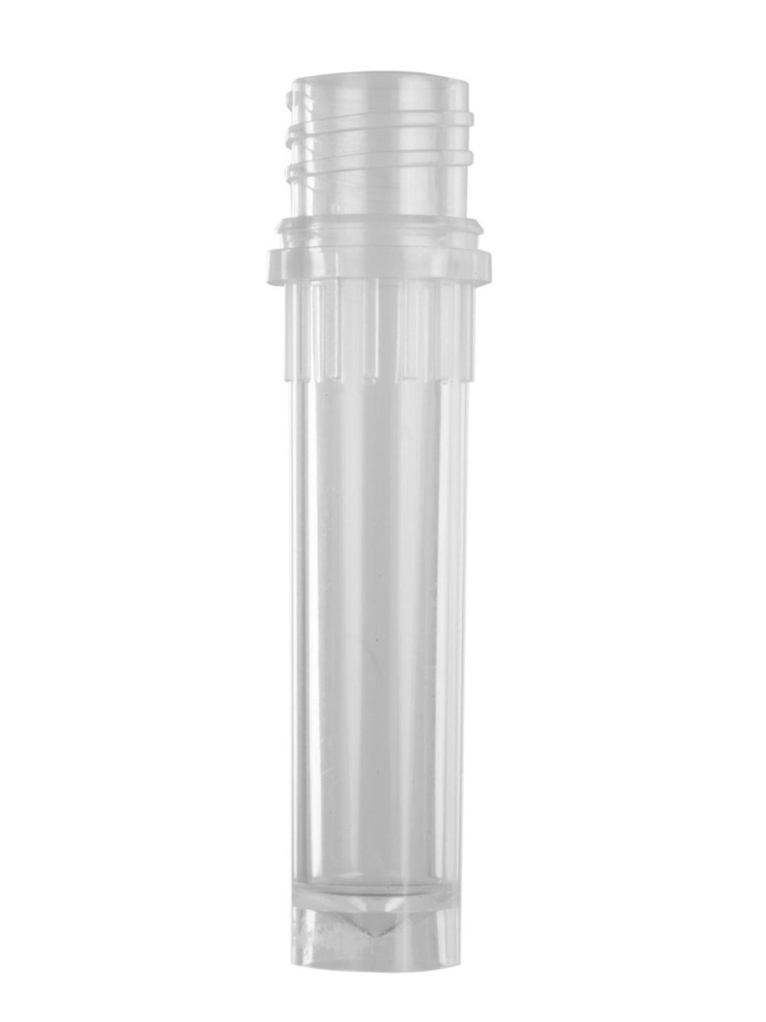 2.0ml Self Standing Screw Cap Tubes Only, Pp, Clear,  Nonsterile, 500 Tubes/Unit
