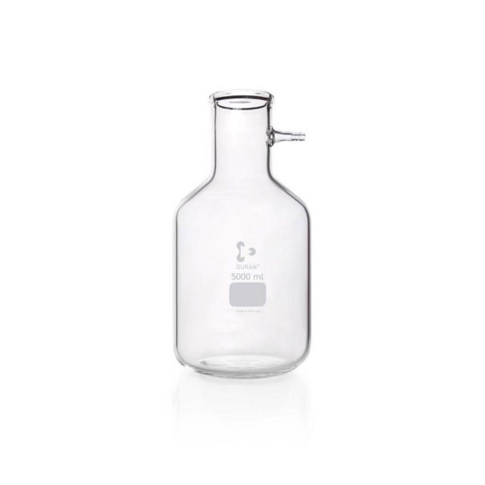 DWK Duran Filter Flask 5L with Glass Tubing Connection