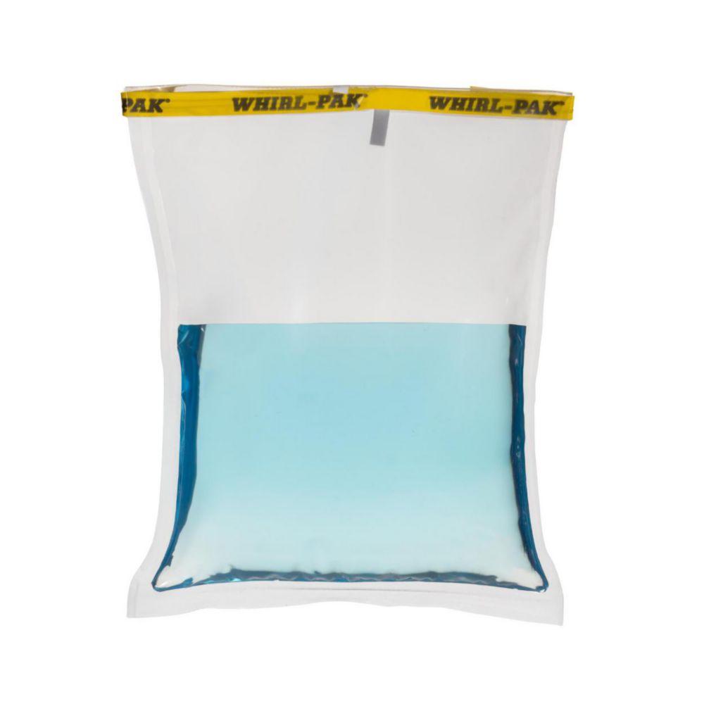 Nasco Whirl-Pak Sample Bags 150x230 mm, without Writing Field, PE, Sterile, Capacity 720 ml, Filling Volume 480 ml (Pack of 500)