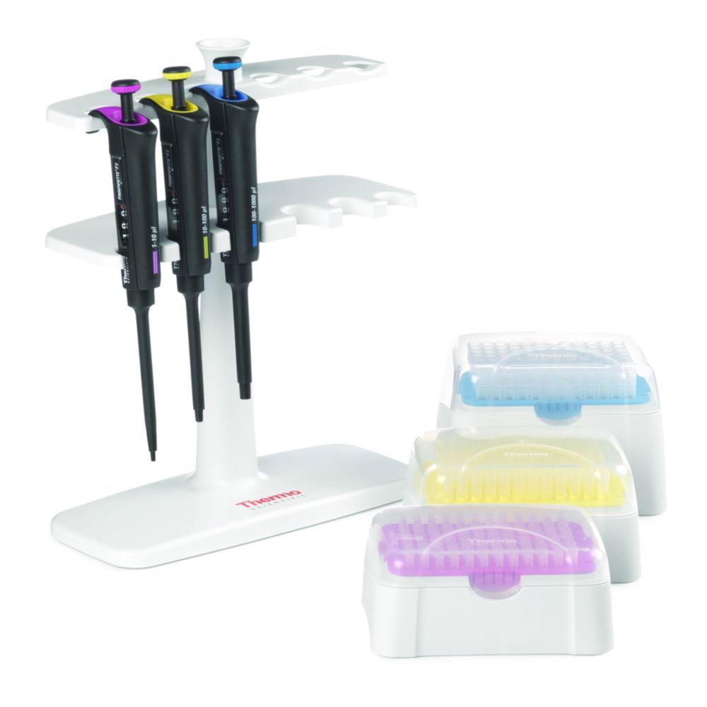 Thermo Finnpipette F2 GLP Kit, 2 including 0.2-2.0 µl, 20-200 µl, 100-1000 µl Pipettes + 1x Finn Pipette Stand
