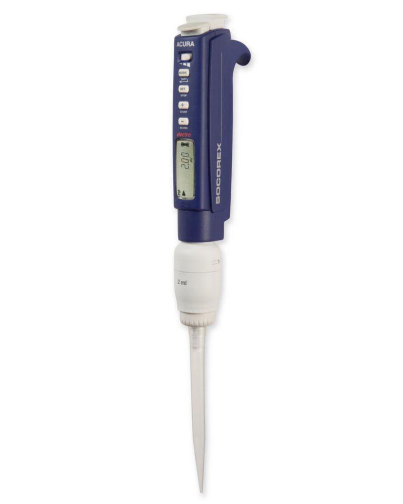 SOCOREX Acura electro 936 Macropipette 0.5–10 mL with 4.8V Battery