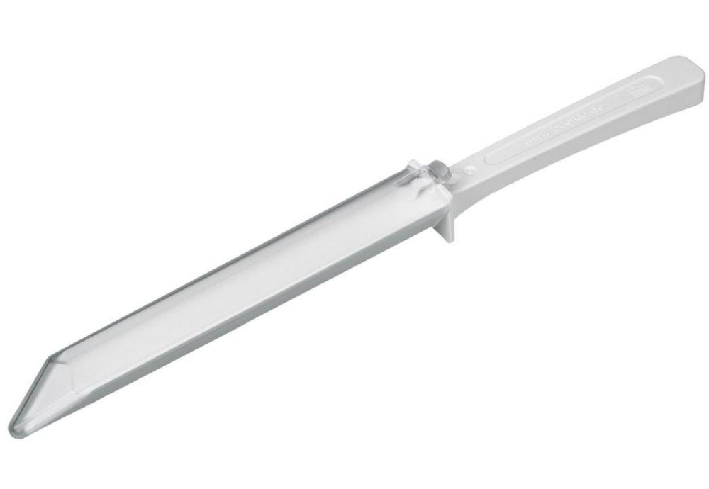 Bürkle Steriplast Spatula 268mm, Sterile PS, White, with Sheath (Pack of 10)