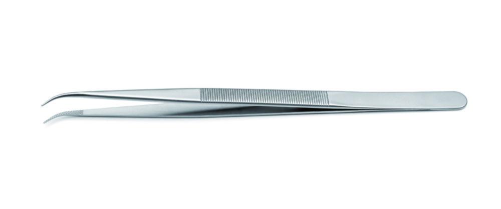 Ideal-tek Tweezers (150 mm, Stainless Steel, Type 119B.SA, Curved Fine Tips)