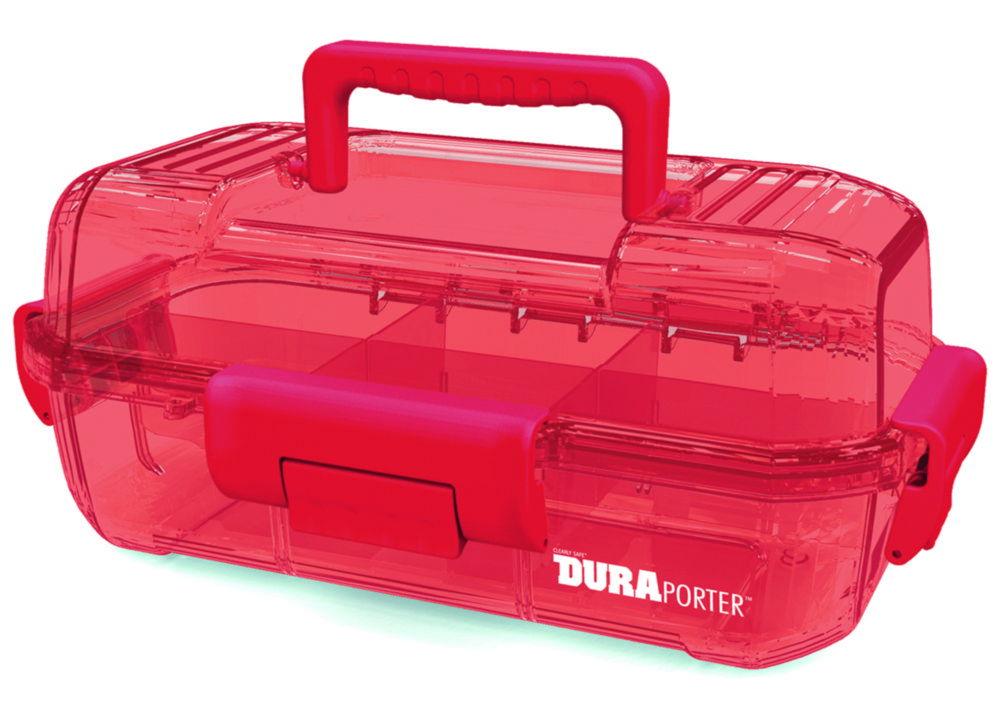 Heathrow Scientific Sample Transport DuraPorter Red, 380 x 196 x 160 mm