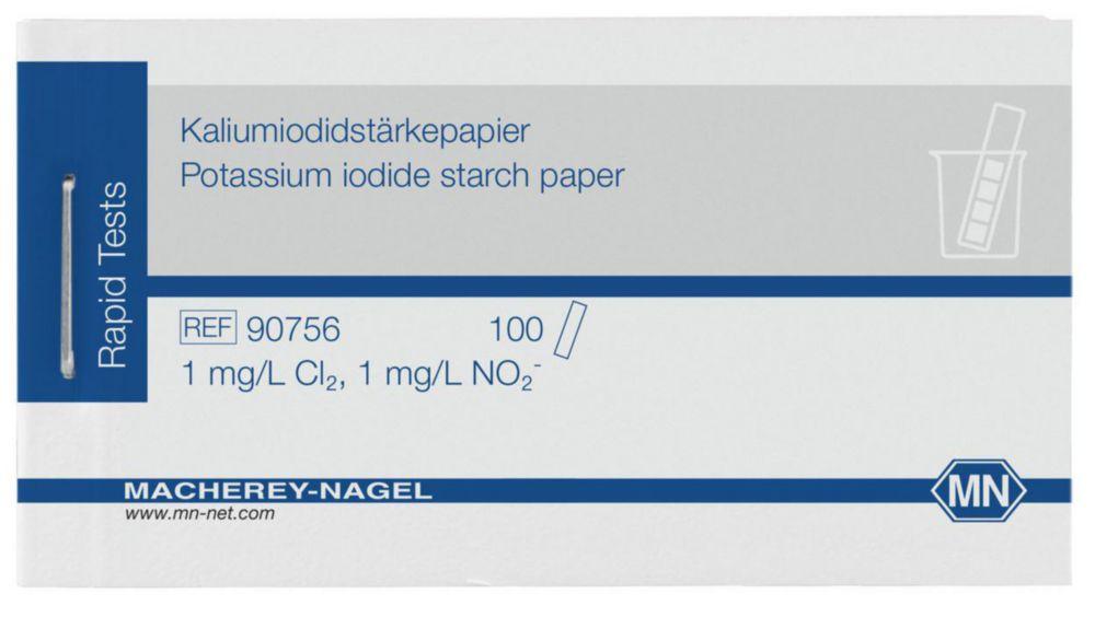 Macherey-Nagel Potassium Iodide Starch Paper MN 816 N - 10 x 75 mm - Booklet of 100 Strips