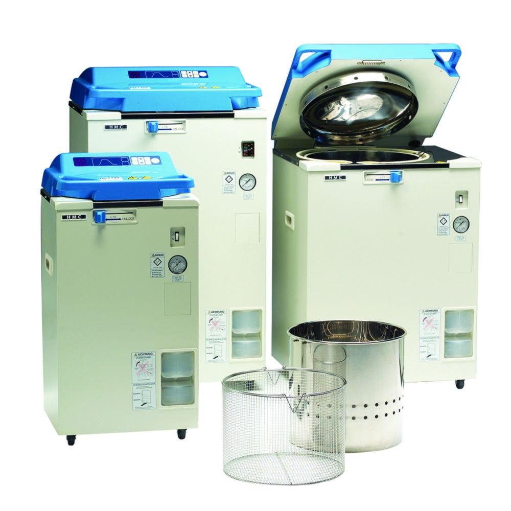 HMC-EUROPE Steam Sterilizer HV 85 L 85 ltr. volume, 2.0 kW, useable space Ø 420x615 mm, 230V/50Hz

