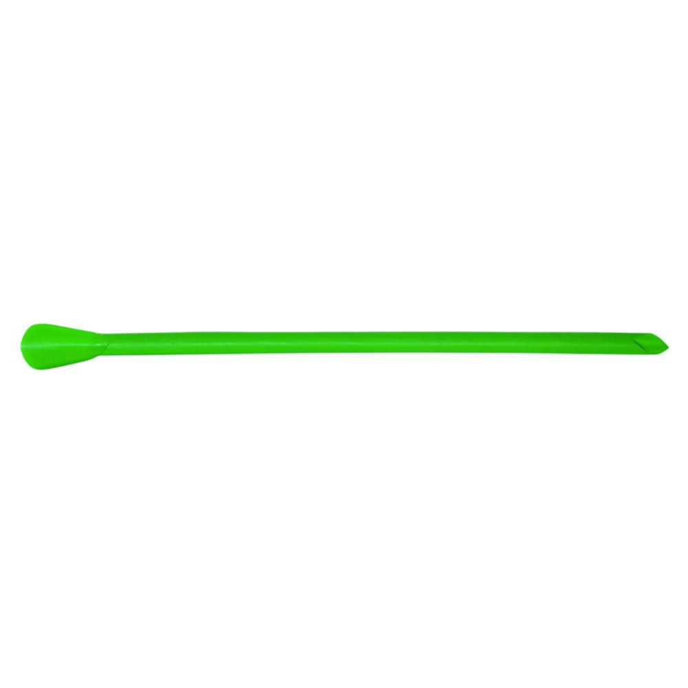 Heathrow Scientific Disposable Spatula SmartSpatulas, 310mm, Ø 10.5mm, Green, Pack of 150