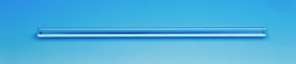 BRAND Stirring Rods 250 x 8 mm, AR-Glas Fused Closely at Both Ends, Pack of 50