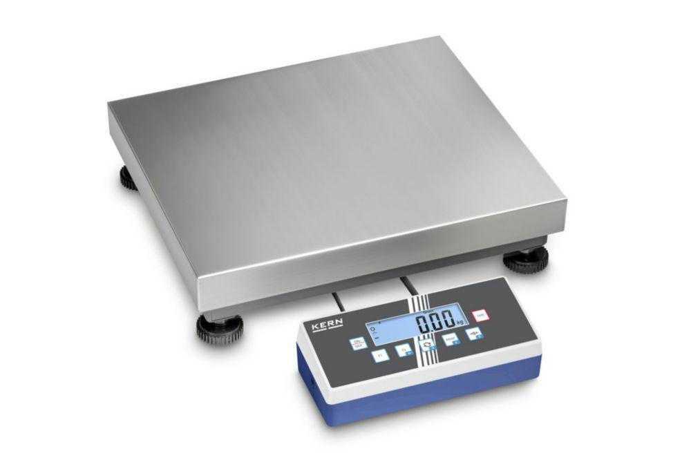 Kern & Sohn Platform Scale IOC 30K-3M, Weighing Range 15/30 kg, 400 x 300 mm, Calibratable, Stainless Steel