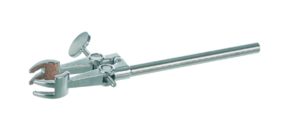 BOCHEM Universal Clamp 18/10 Steel, Range 1.5-80mm, Finger with Cork