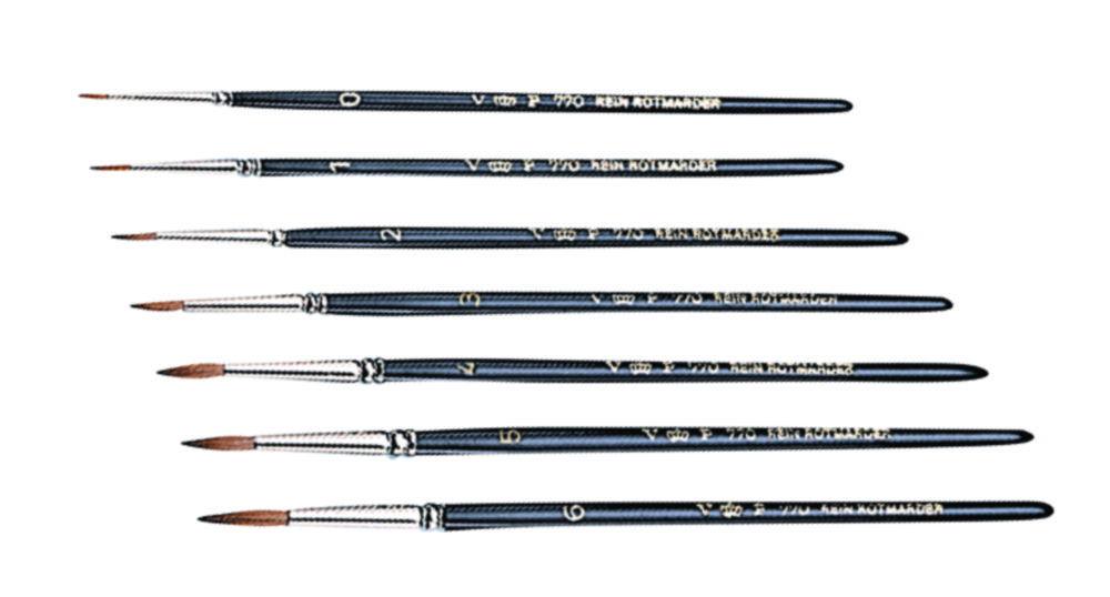 Pinselmanufaktur Red Marten-Hair Brush Size 3 – 13 mm Bristles
