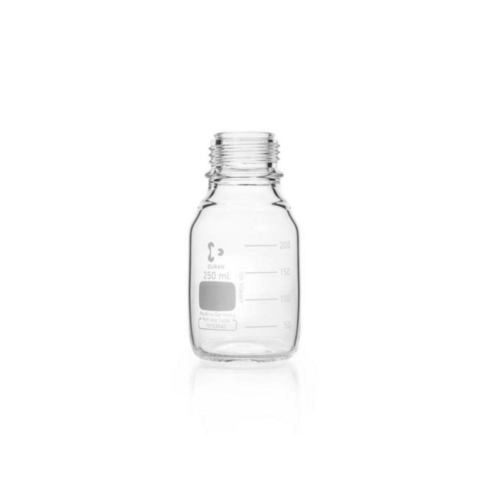 DWK Duran Laboratory Bottle, 250 mL, Without Cap and Ring