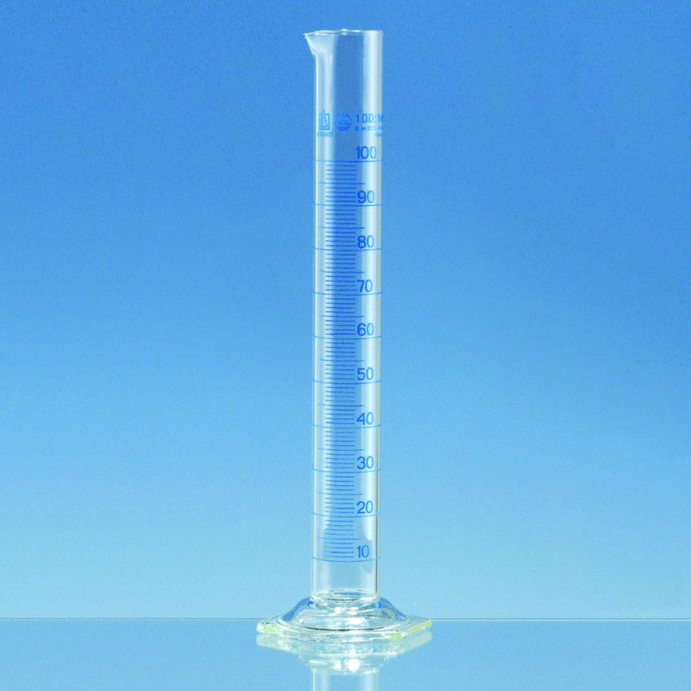 BRAND Measuring Cylinders, Tall Form, Class A, 1000 mL, Borosilicate 3.3, Pack of 2