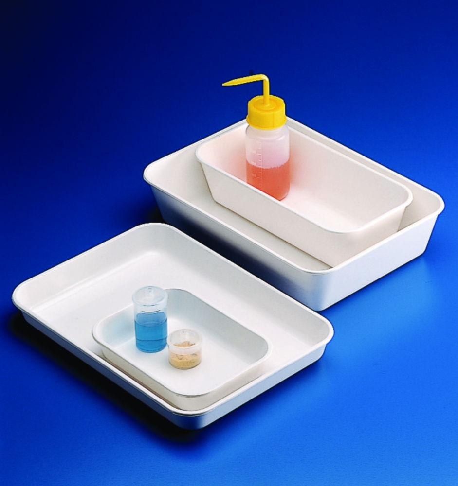 Kartell Tray Suitable for Foodstuffs and General Laboratory Use ABS White 252 x 352 x 81 mm