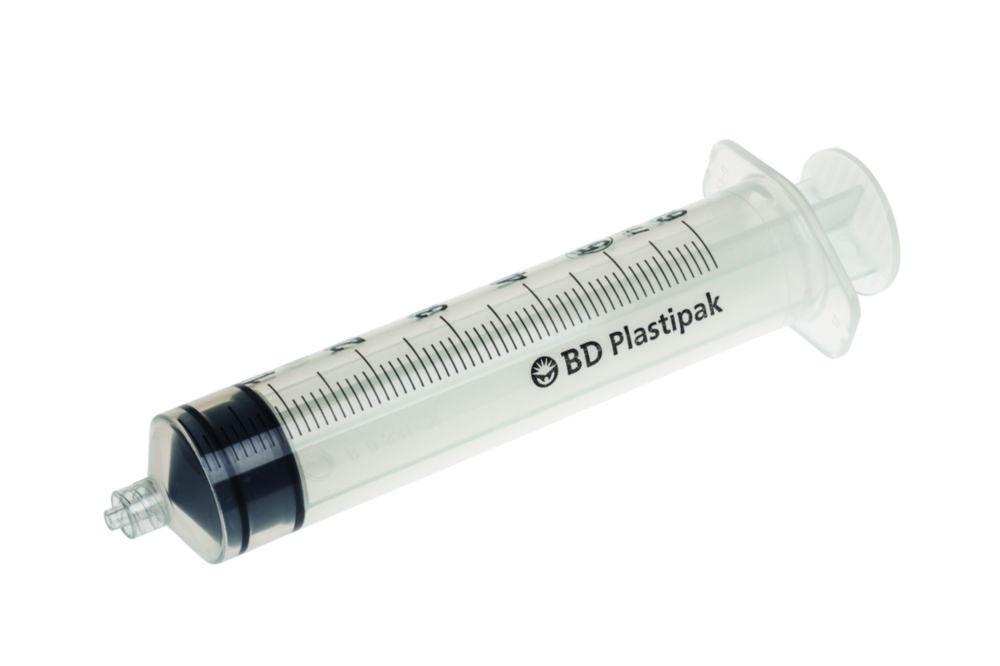 Becton Dickinson Plastipak Disposable Syringes 50/60 ml PP, with Luer-Lok Nozzle, Two-Piece Plunger, Concentric, Sterile, Pack of 60