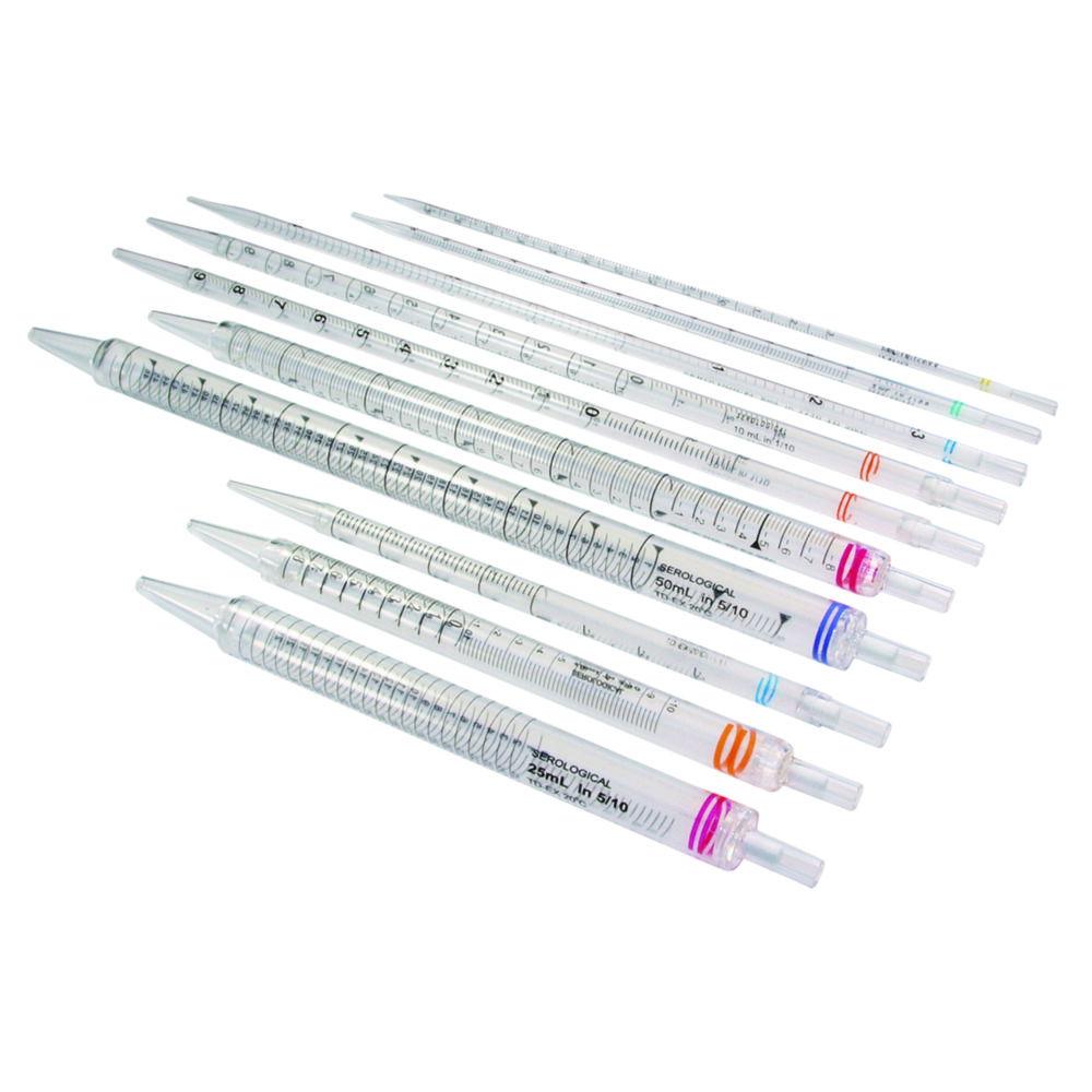 LLG Serological Pipettes Type 1, 1mL, PS, Paper/Plastic Peel, Individually Packed, Yellow Code, Sterile, Pack of 500
