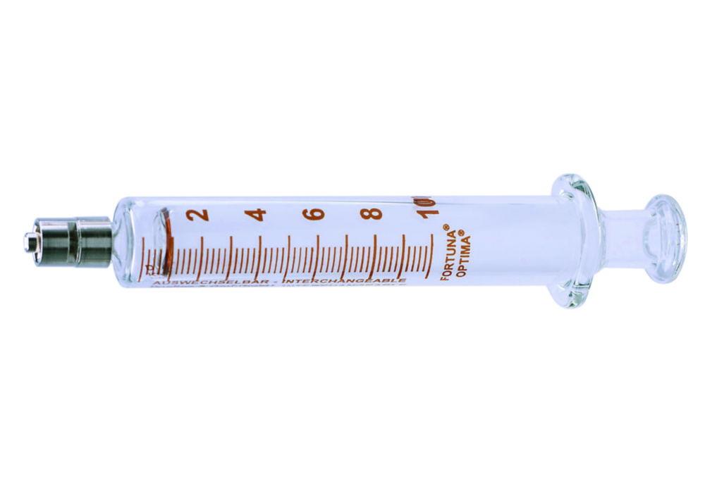 Poulten & Graf All Glass Syringes CAP 20 mL, Metal Cone, Luer Lock