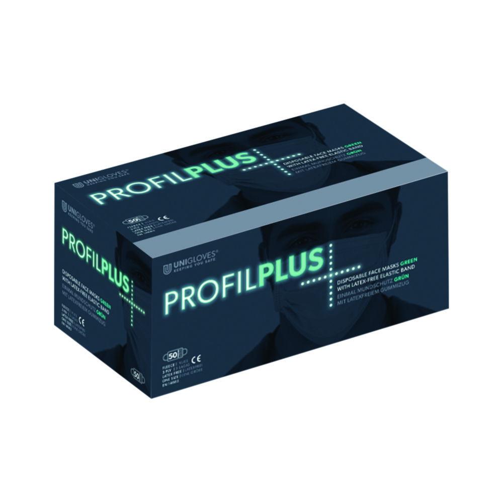 Unigloves OP-Mouthguard Profile Plus Green Fleece, Ear Loop Round, Pack of 50