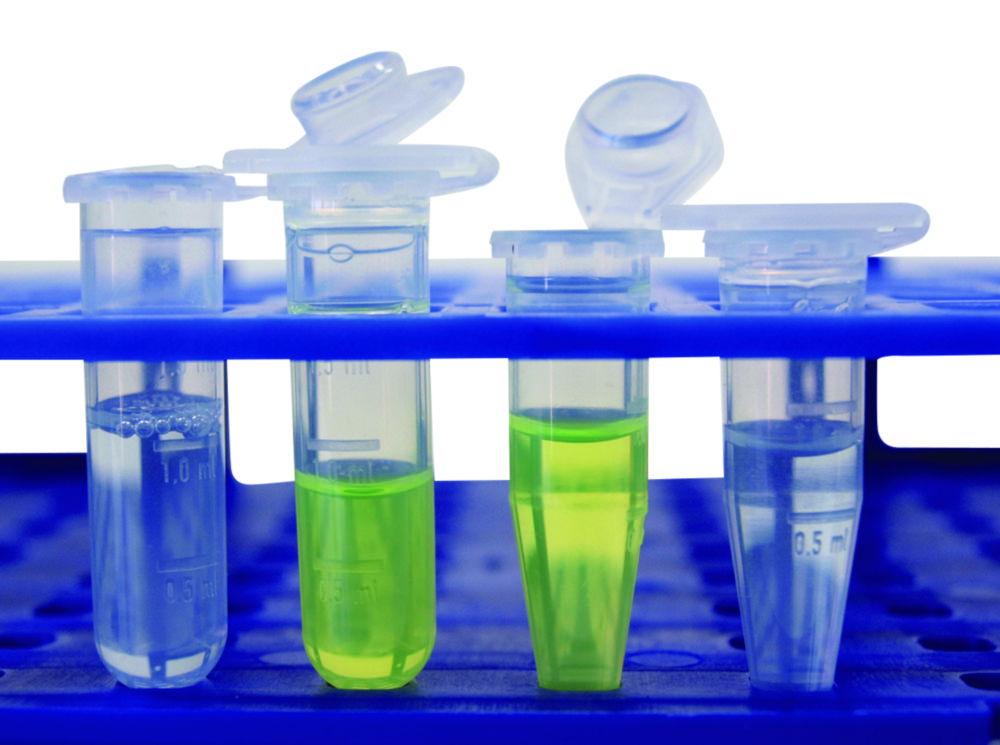 LLG Microtubes 1.5 ml, Transparent, with Lid, PP, DNase, RNase, and Pyrogen Free, Pack of 500

