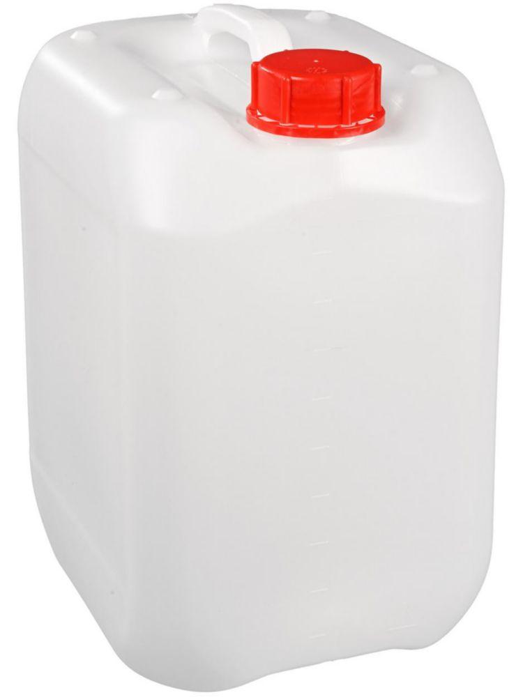 Bürkle 10 L HDPE Canister with UN Approval, DIN50, Transparent, Tamper-Evident Closure