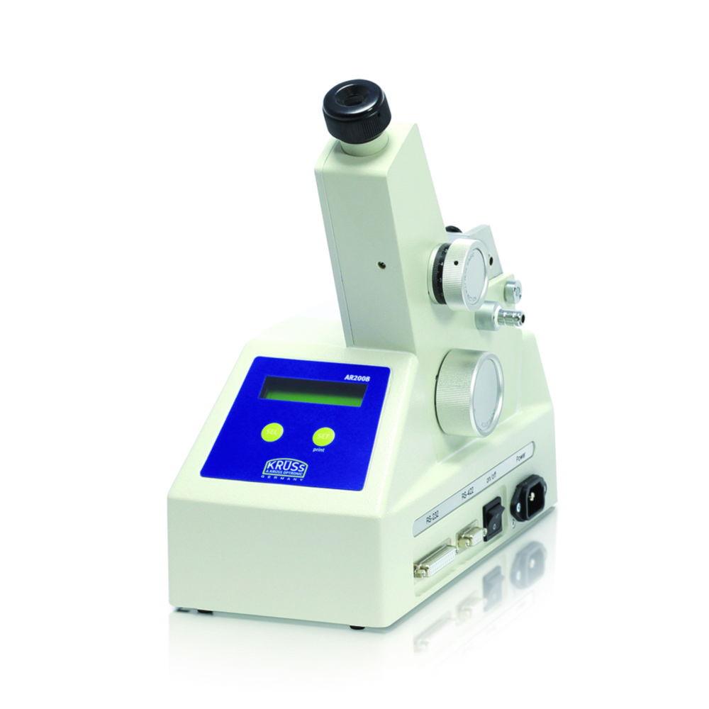 Abbe refractometer, digital 1.3000 - 1.7000 nD :0.0002 nD,0-95% Brix