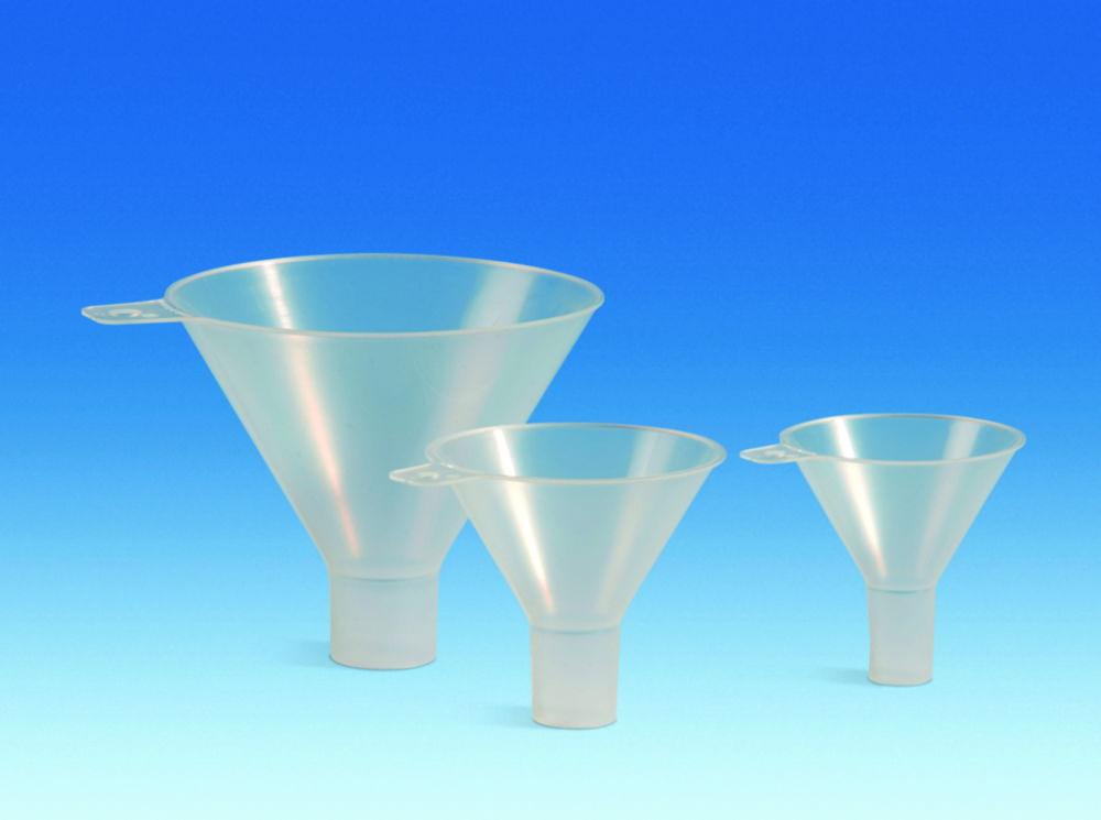 VITLAB Powder Funnel, PP, Wide Stem, Diam. 65 mm