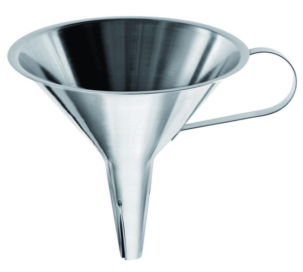 RSG Funnel 250 mm Stainless Steel, with Handle and Air Furrow

