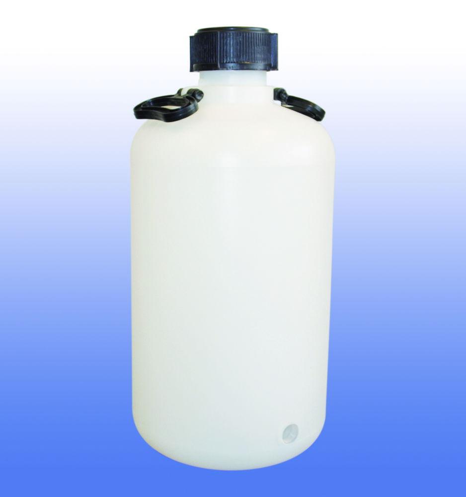 LLG Bottle Carboy 10 Ltr, Narrow Mouth Ø 212 x H 430mm, Without Stopcock, HDPE