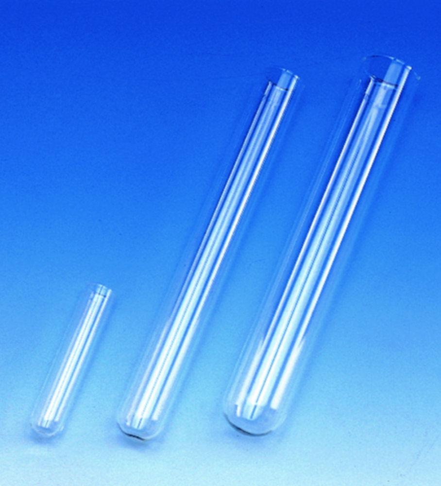 LLG Test Tubes 130 x 14 mm, Soda-Glass, with Beaded Rim