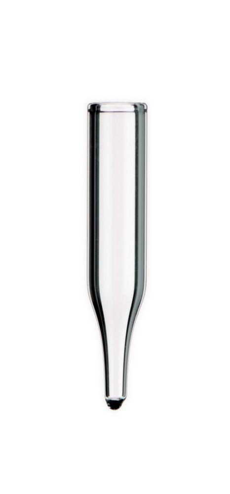 LLG Micro Inserts for Vials N8/N11, Transparent, Pack of 100