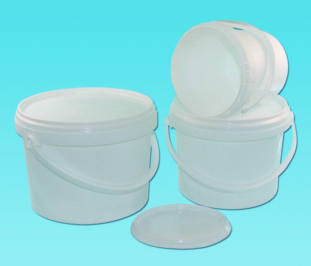 LLG Packing Buckets 5 L PP with Lid and First Removal Seal