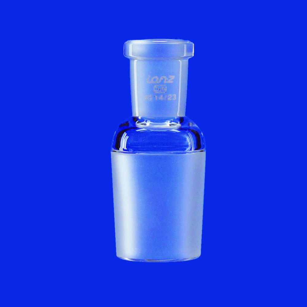 Lenz-Laborglas Reduction and Expansion Adapter with Ground Joint, Socket NS 14/23 Cone NS 24/29

