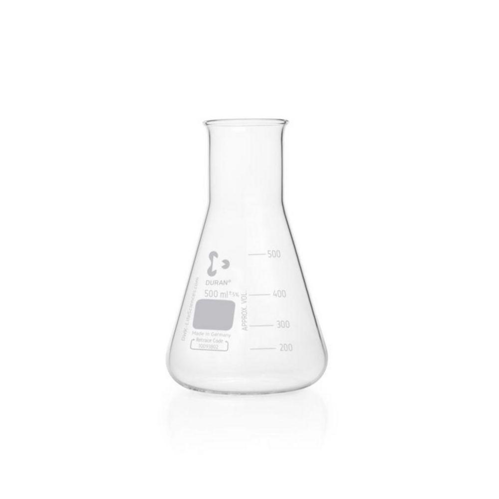 DWK Duran 500 mL Wide Neck Erlenmeyer Flask