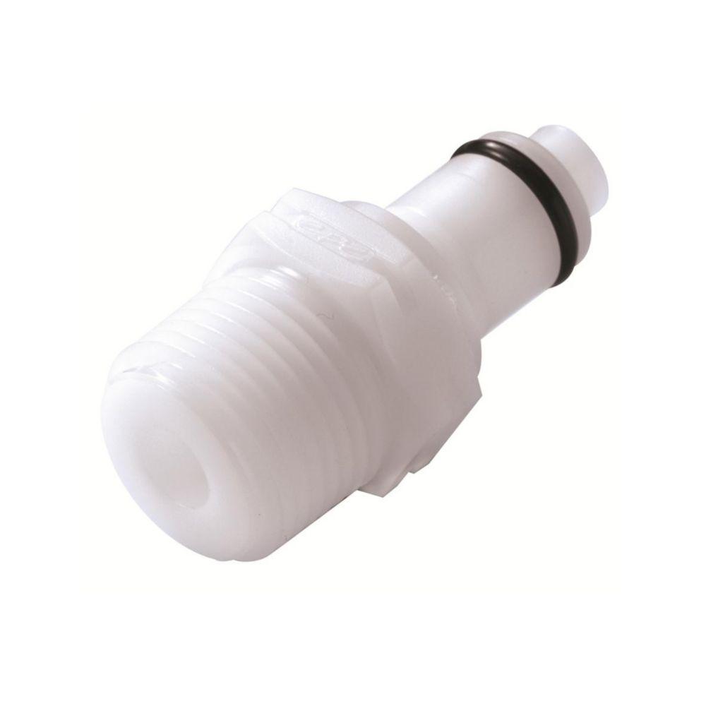 Colder 1/4" PTF Valved In-Line Acetal Coupling Insert