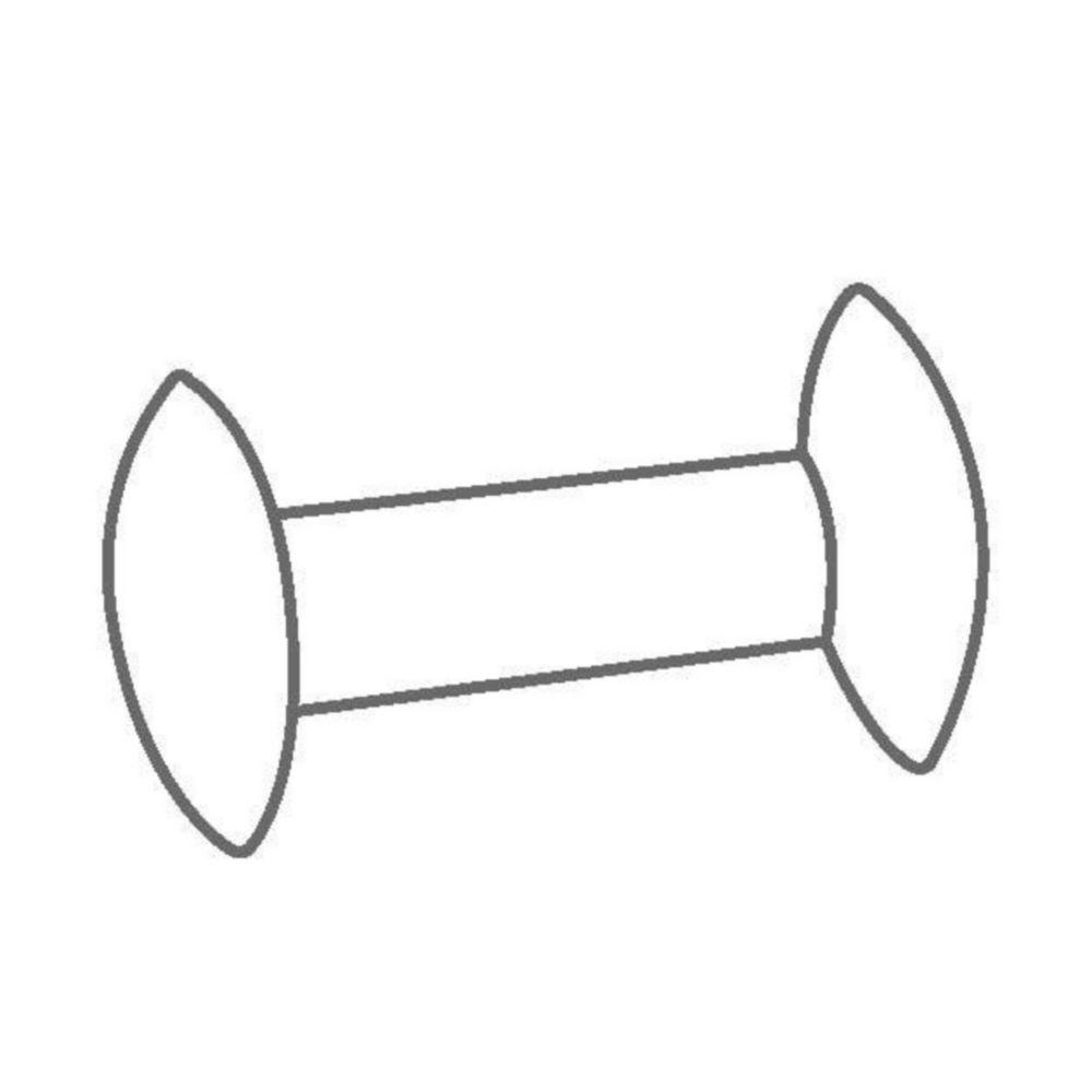 Magnetic stirrig bars IKAFLON® 54 bone bone, 55x8x20 mm, PTFE coated, pack of 5