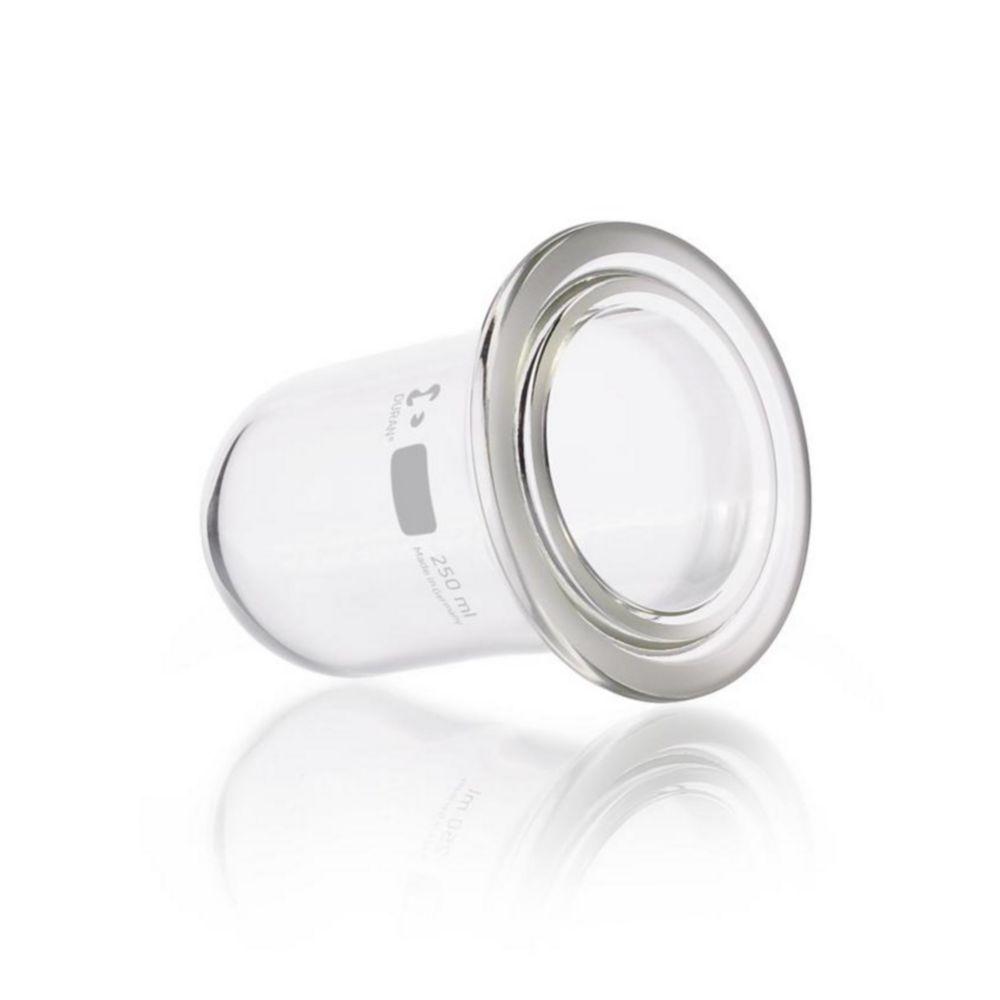 DWK Duran Flat Flange Reaction Vessel, Duran, DN 60, Without Lid, Cap. 250 ml