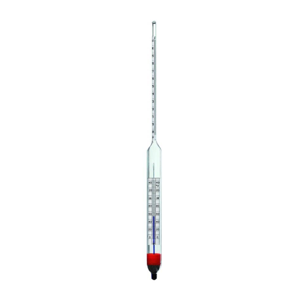 Ludwig Schneider Precision ASTM Hydrometer Type S509HL-14 (-20 to +65°C, 1050–1100 kg/m³, 0.5 kg/m³ Division, 380 mm)