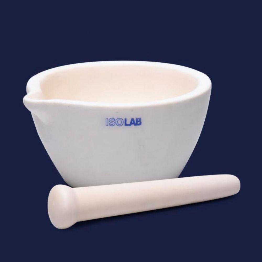 ISOLAB Mortar with Pestle, Alsint, 125 mm External Diameter