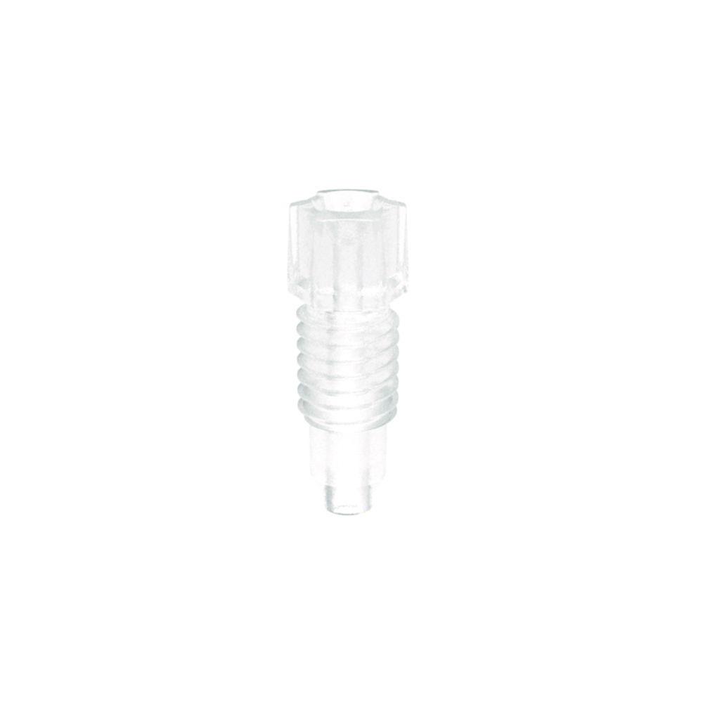 SCAT PP Fitting with Integrated Ferrule, 3.2 mm OD, Colorless, Pack of 5
