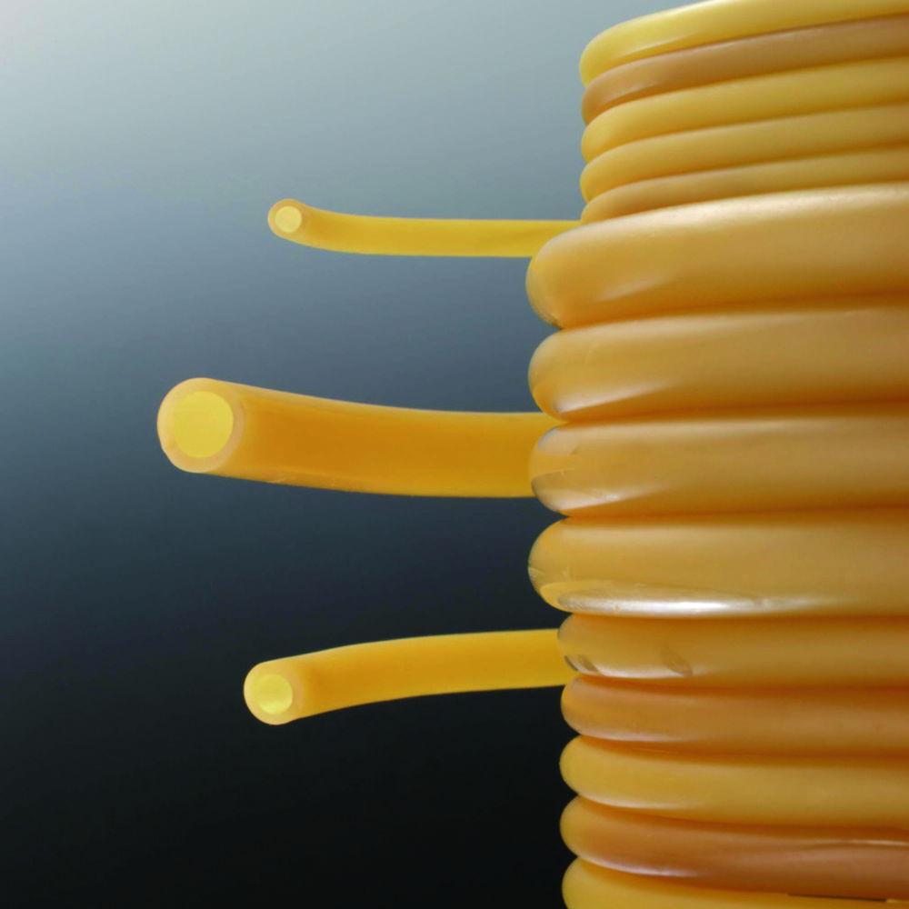 Deutsch & Neumann Latex Tubing, 7.00 x 2.00 mm, Natural Rubber (NR), Light, Transparent, Sterilizable to 120 °C
