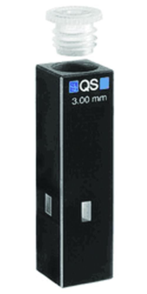 Hellma Ultra-Micro-Cuvette 3 x 3 mm 8.5 mm CH, Quartz Glass SUPRASIL with PE-stopper 011.103