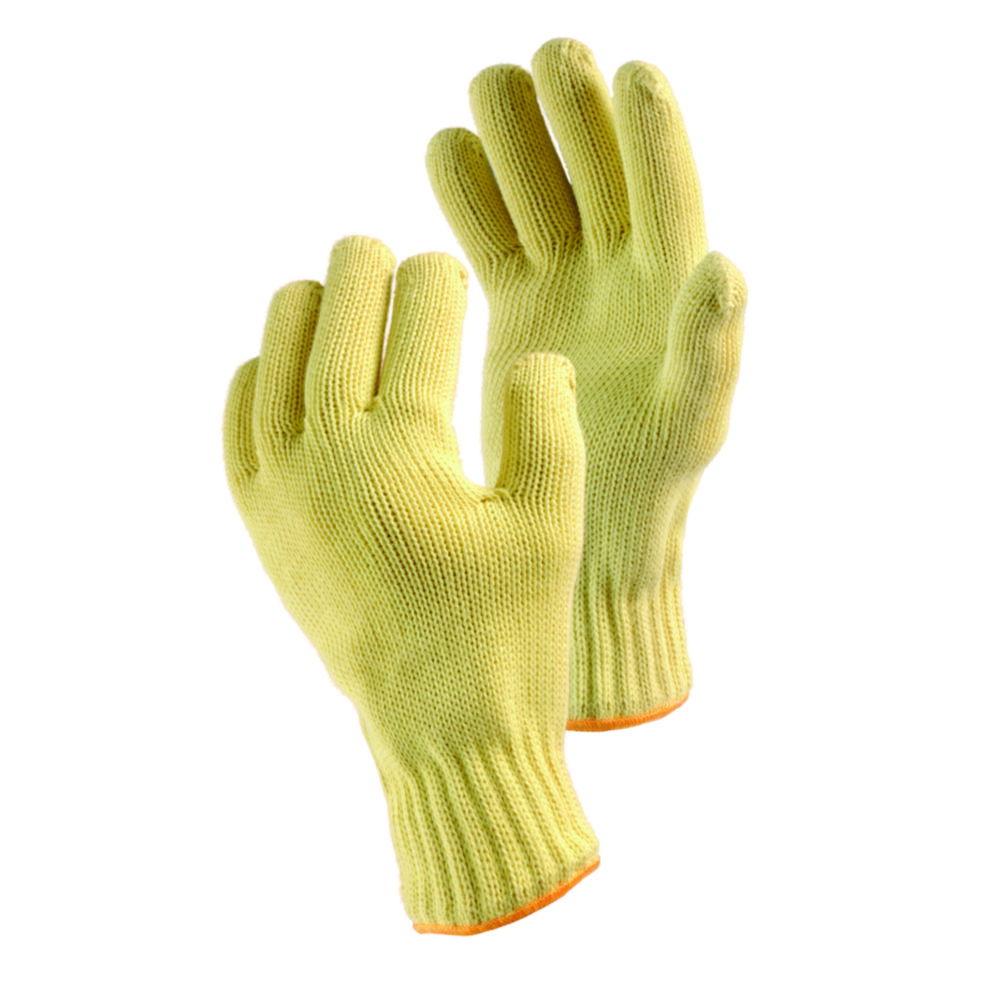 5-finger gloves H0150035, size 10, length 350mm up to 250°C contact heat for a short time, Kevlar with lining, CE KAT II, EN 388, EN 407, pair
